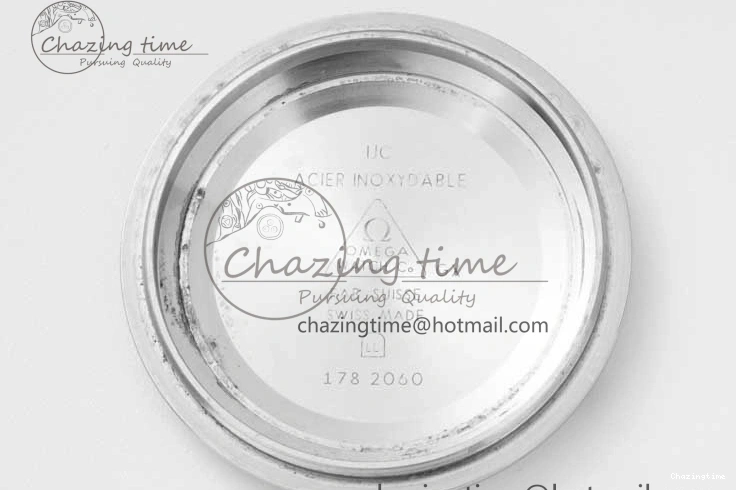 0111 Breathable Speedmaster Racing Master SS HKF Best Edition White Dial on Black Rubber Strap A 7815